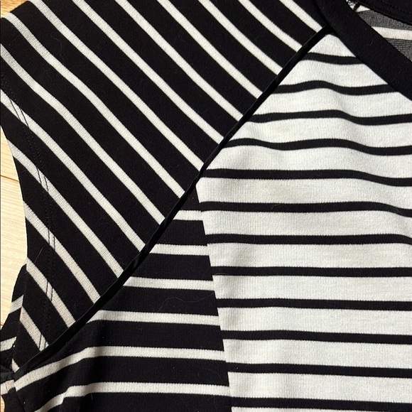 Peter Som Black and White Striped Top - Picture 7 of 7
